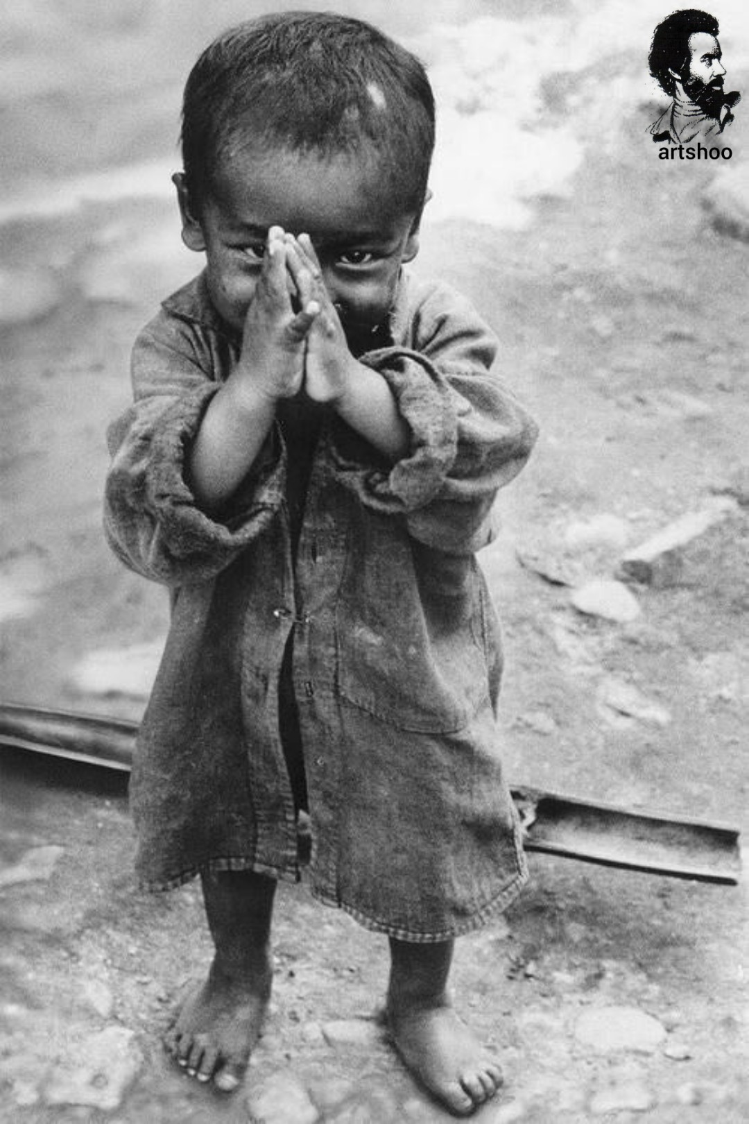 مدل کودک سیاه قلم